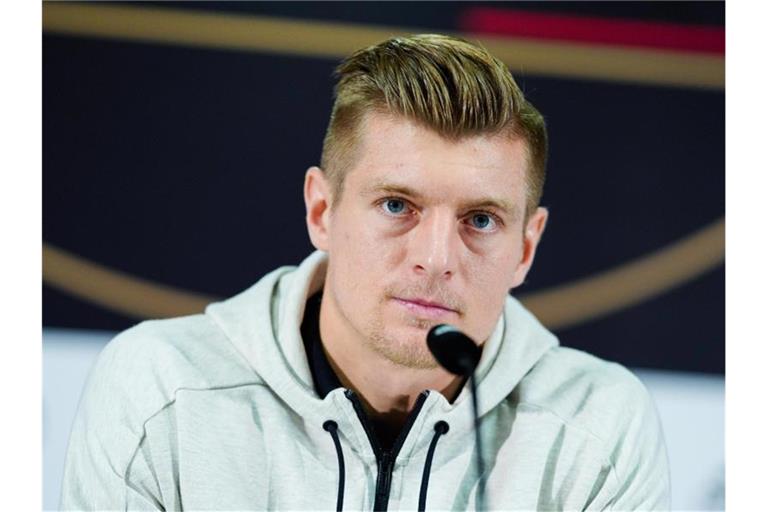 Übt harte Kritik an WM-Gastgeber Katar: Toni Kroos. Foto: Uwe Anspach/dpa
