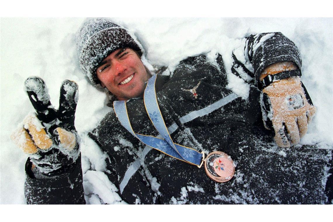 Ueli Kestenholz feierte 1998 den Gewinn von Olympia-Bronze. (Archivbild)