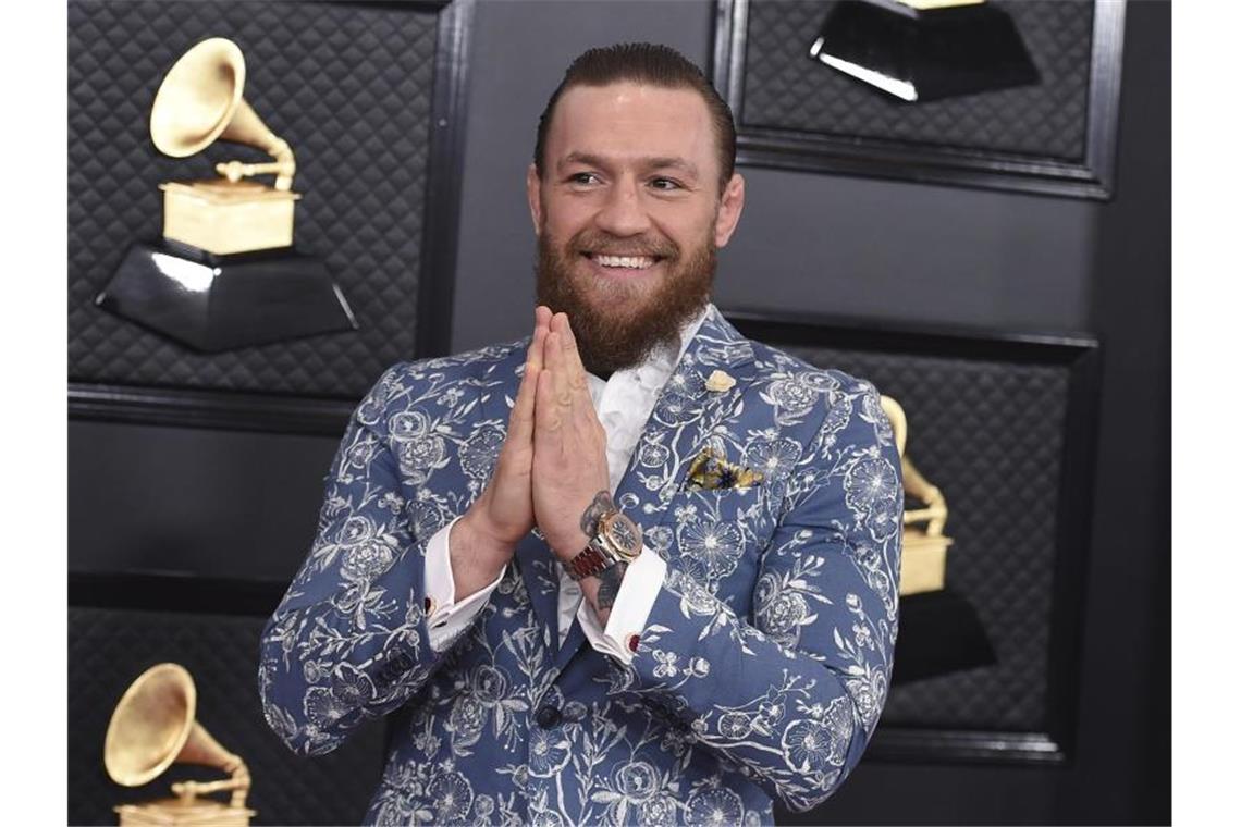 UFC-Kämpfer Conor McGregor freut sich, auch mit dabei zu sein. Foto: Jordan Strauss/Invision/AP/dpa