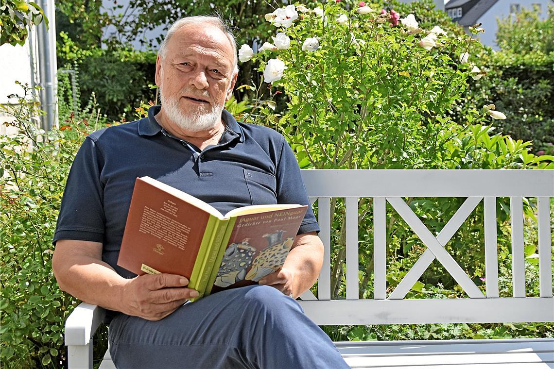 Ulrich Schielke feiert 75. Geburtstag Ulrich Schielke initiierte unter anderem die Backnanger Literatour, eine Kinder- und Jugendliteraturwoche. Foto: Tobias Sellmaier