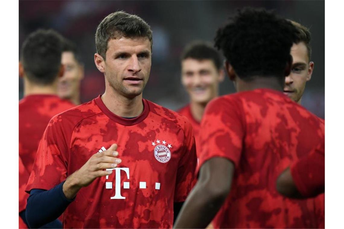 Um Bayern-Star Thomas Müller gibt es wieder Transfergerüchte. Foto: Sven Hoppe/dpa