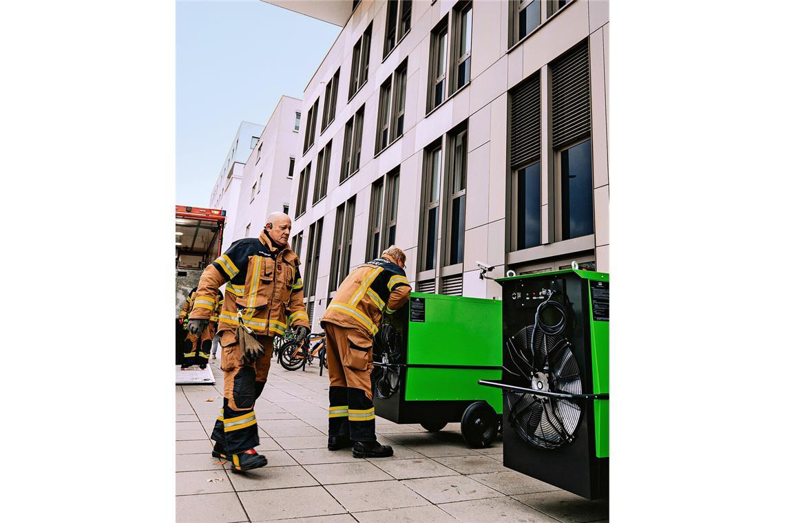 Um die Patientenzimmer im Klinikum Stuttgart warm zu bekommen, musste die Feuerwehr helfen.