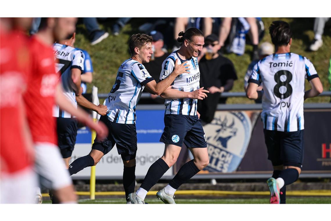 Umjubelter Vierfach-Torschütze: Marlon Faß.