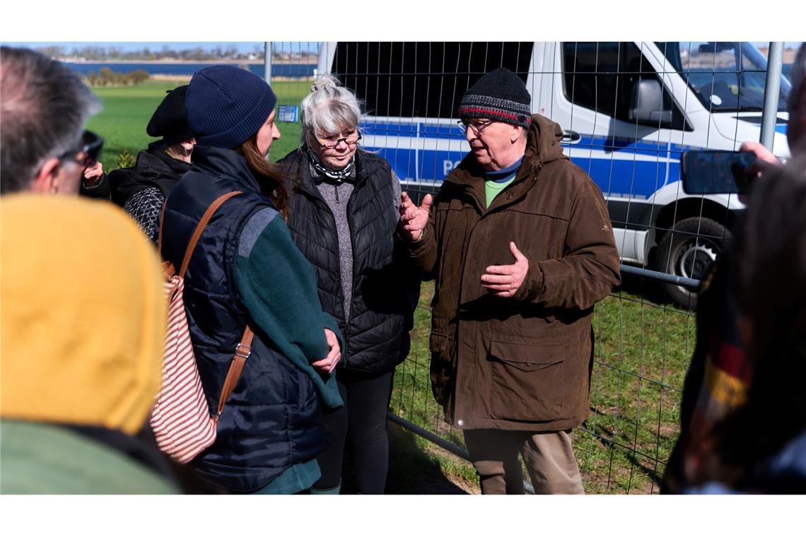 Umweltminister Till Backhaus (SPD) war über Ostern mehrfach vor Ort.