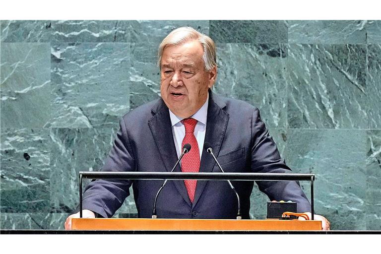 UN-Generalsekretär António Guterres (Archivbild).