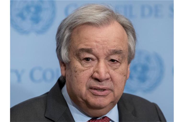 UN-Generalsekretär António Guterres bewirbt sich um eine zweite Amtszeit. Foto: Mark Garten/UN/dpa