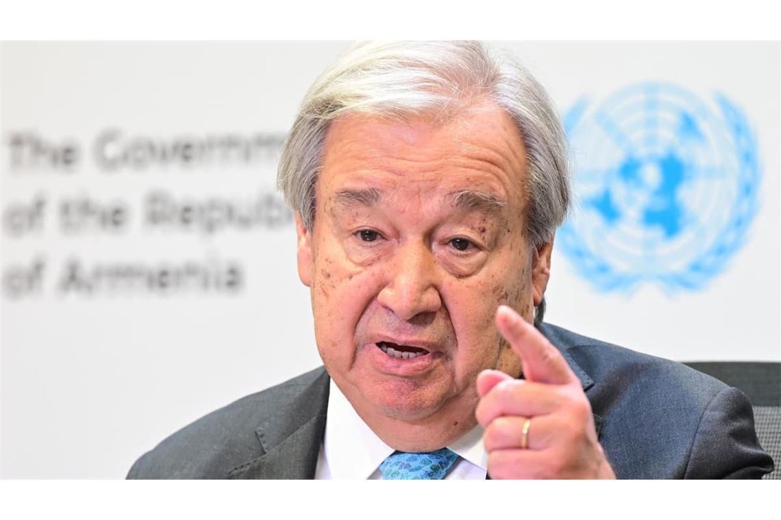 UN-Generalsekretär António Guterres hat die Beschränkungen der humanitären Hilfe für die Menschen im Gaza-Streifen durch Israel kritisiert (Archivfoto).