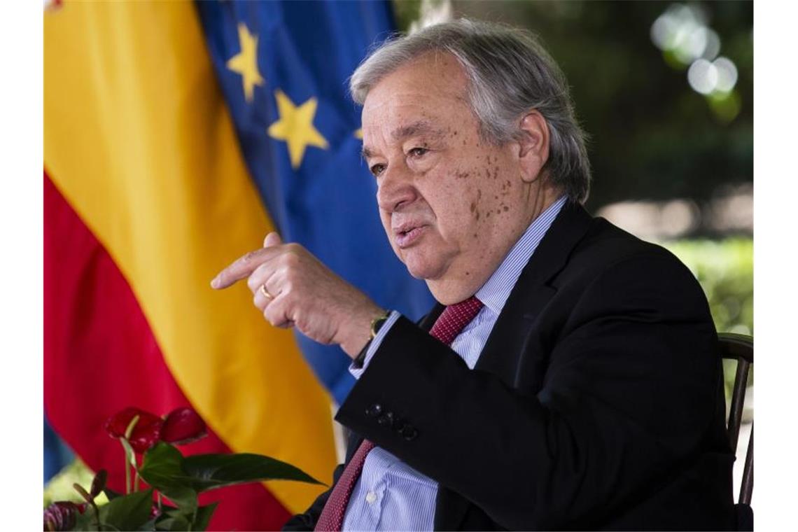 Nach Anschlag: Guterres will Mali-Einsatz ausweiten UN-Generalsekretär Antonio Guterres will den Mali-Einsatz der Vereinten Nationen ausweiten. Foto: Alejandro Martínez Vélez/EUROPA PRESS/dpa/Archivbild