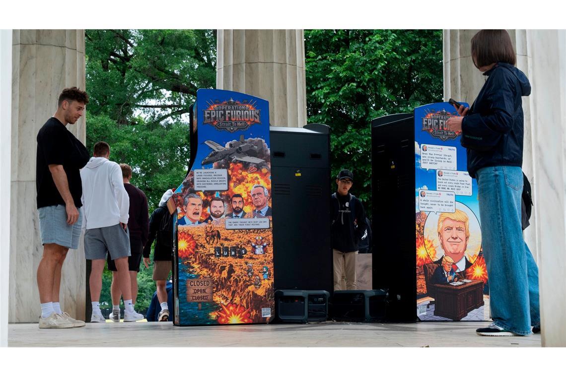 Unbekannte haben ein neues Videospiel zu Ehren Trumps entwickelt.