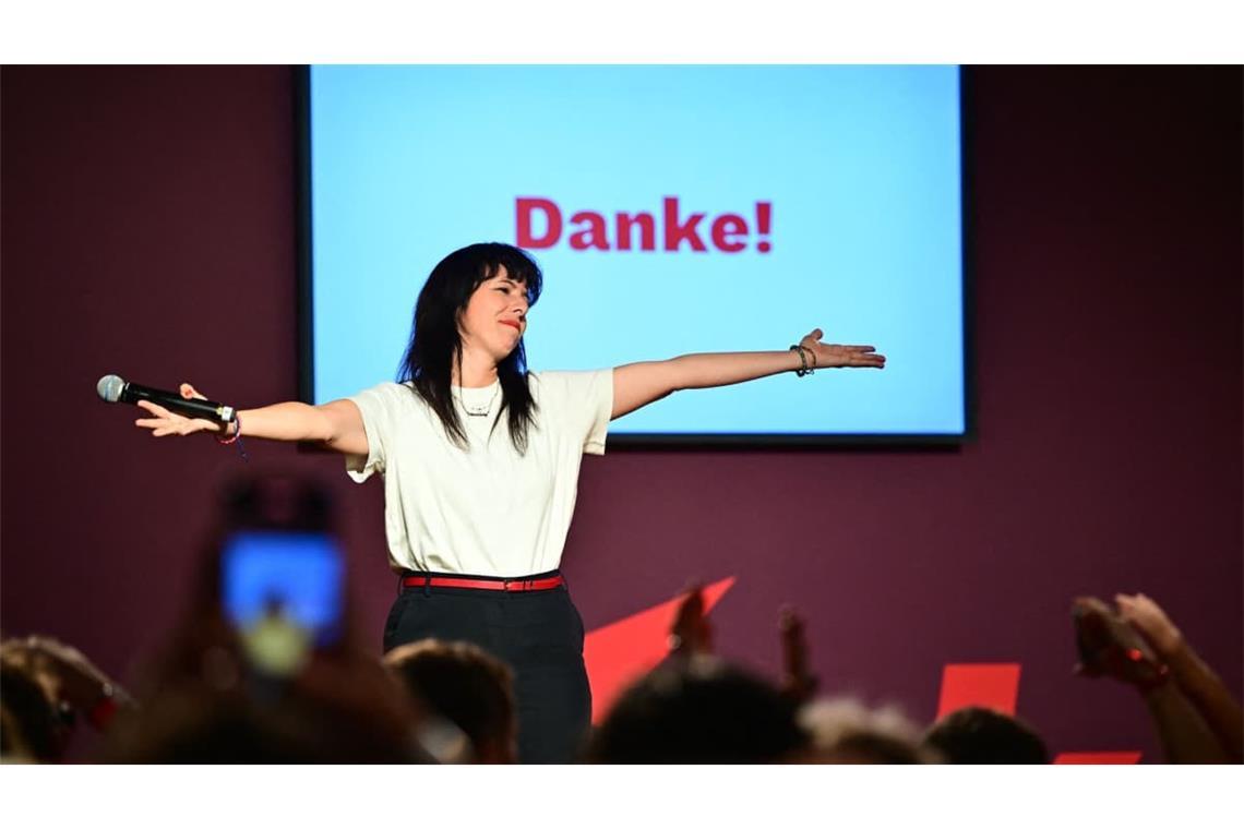 Unbestrittene Wahlsiegerin einer umstrittenen Partei: Die Spitzenkandidatin der Berliner Linken, Elif Eralp.