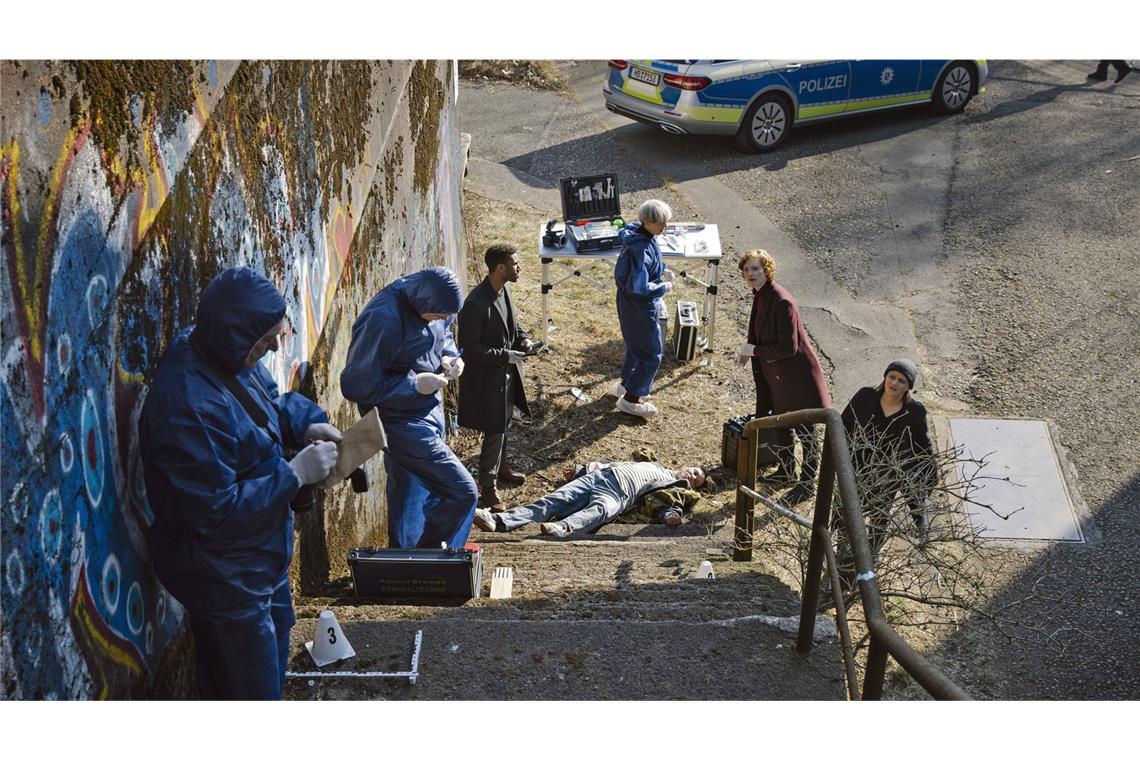 ...und dies ist die Treppe, die ihr zum Verhängnis wurde.