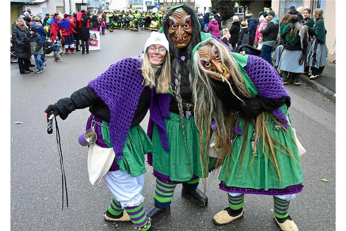 Und sie haben sichtlich ihre Freude am Mitlaufen.