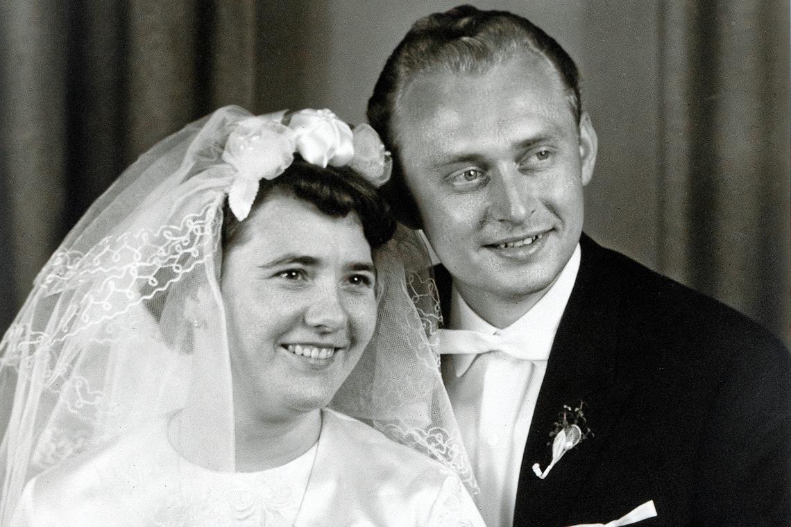Und so sahen die beiden 1963 am Tag ihrer Hochzeit aus. Foto: privat