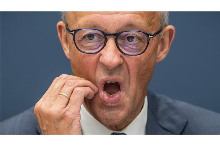 Und was jetzt? Der CDU-Chef und Bundeskanzler Friedrich Merz (CDU) in der Sitzung des Bundesvorstands seiner Partei.