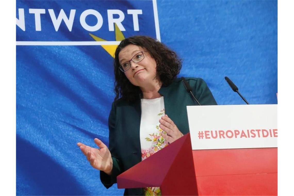 Nahles steht auf der Kippe