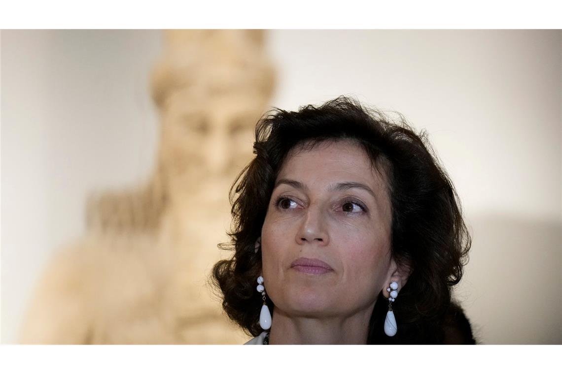USA treten erneut aus Unesco aus Unesco-Generaldirektorin Audrey Azoulay bedauert den Rückzug der USA aus der UN-Kulturorganisation. (Archivbild)