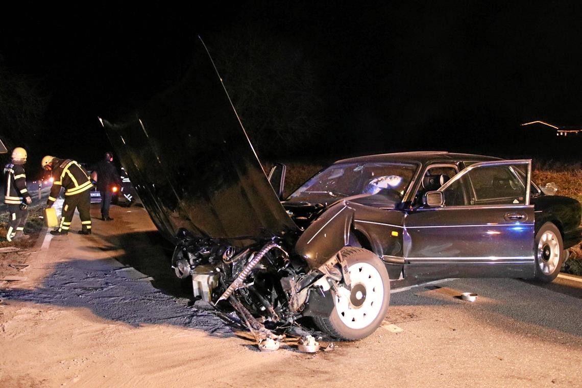 Unfall zwischen Bittenfeld und Schwaikheim. Foto: 7aktuell/K. Lermer