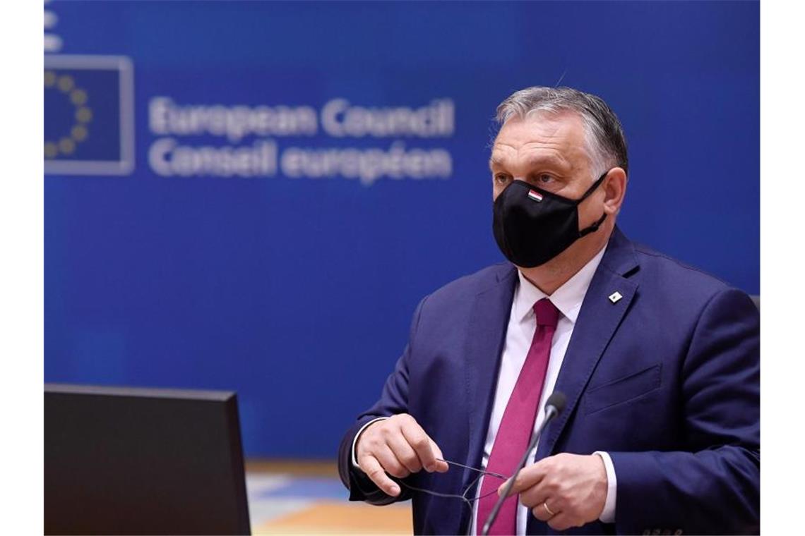 Ungarns Ministerpräsident Viktor Orban bei einem EU-Gipfel Ende Mai in Brüssel. Foto: John Thys/Pool AFP/AP/dpa