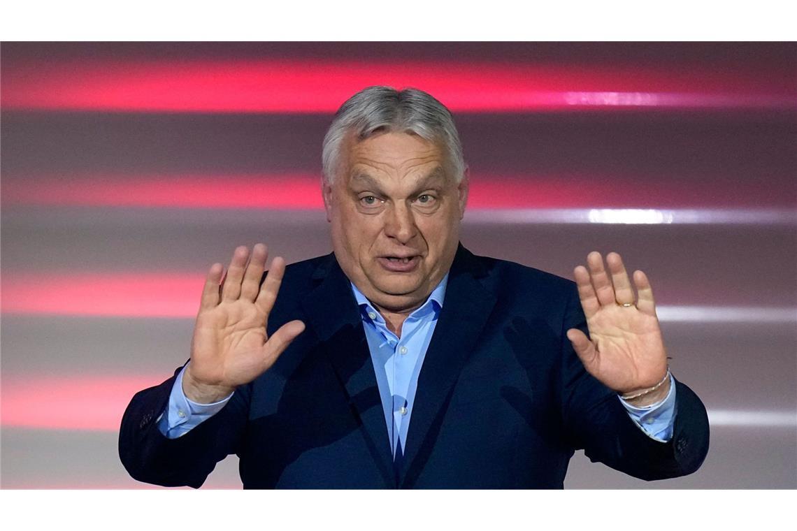 Ungarns Ministerpräsident Viktor Orban gibt seine Blockade gegen EU-Pläne auf (Archivfoto).