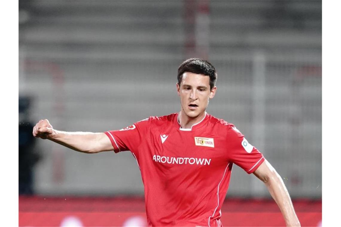 Union-Manager Ruhnert: Schlotterbeck zurück zum SC Freiburg Union Berlins Keven Schlotterbeck in Aktion. Foto: Kay Nietfeld/dpa/Archivbild