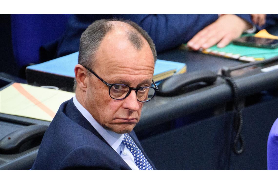 Unions-Kanzlerkandidat Friedrich Merz (CDU).