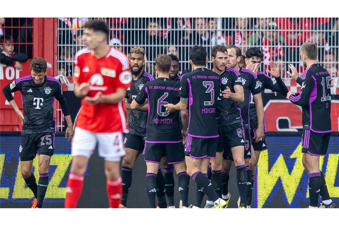 Unions Spieler blieben gegen die Bayern weitesgehend in der Rolle der "staunenden Beobachter".