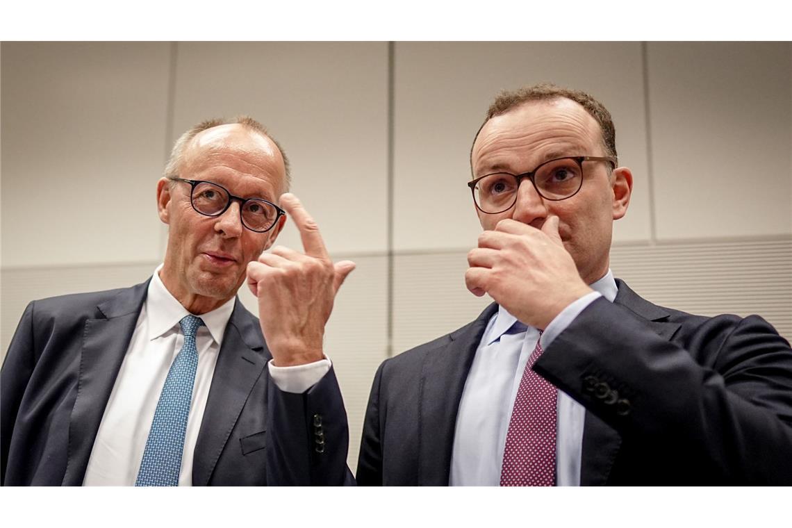 Unionsfraktionschef Jens Spahn verteidigt Bundeskanzler Friedrich Merz beim Thema Migration im Stadtbild. (Archivfoto)