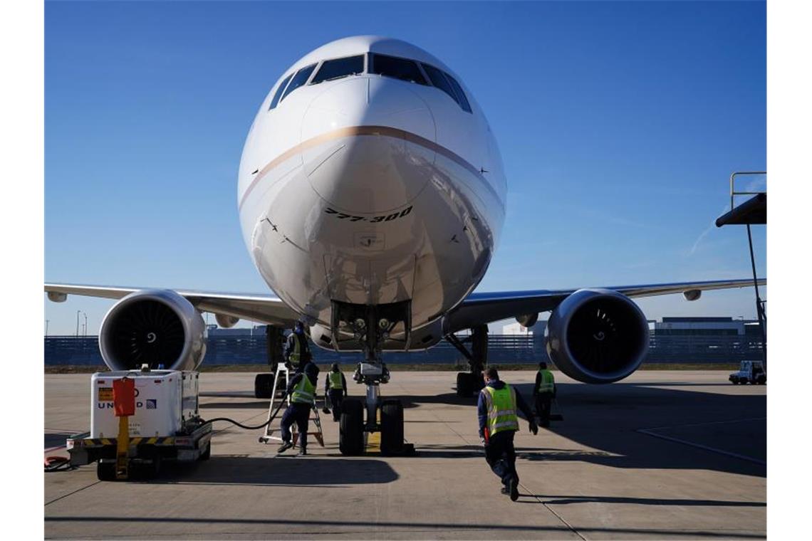 US-Airlines führen Mitarbeiter-Impfpflicht ein United Airlines hat für alle Mitarbeiter Corona-Impfungen vorgeschrieben. Foto: E. Jason Wambsgans/TNS via ZUMA Press Wire/dpa