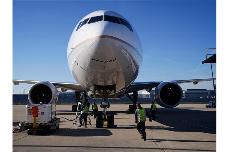 United Airlines hat für alle Mitarbeiter Corona-Impfungen vorgeschrieben. Foto: E. Jason Wambsgans/TNS via ZUMA Press Wire/dpa