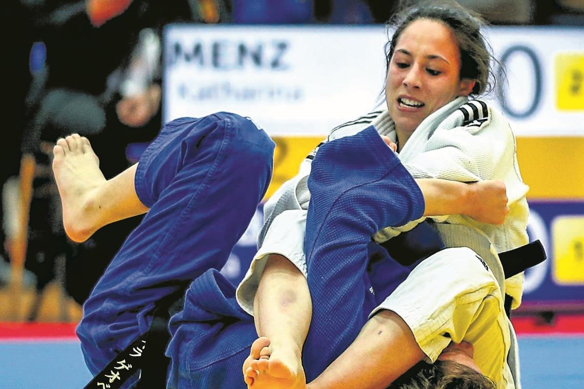 Unnötiges Aus in Runde zwei für TSG-Judoka Katharina Menz.Foto: A. Becher