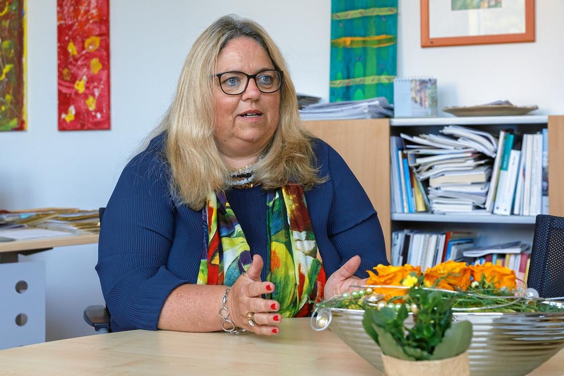 „Unsere Schulen bereiten sich auf alles vor.“ Schulamtsleiterin Sabine Hagenmüller-Gehring schließt Fern- oder Wechselunterricht im Herbst nicht aus. Foto: J. Fiedler