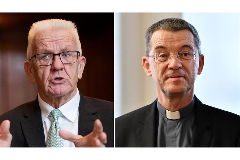 Unter anderem Ministerpräsident Winfried Kretschmann und Klaus Krämer, Bischof der Diözese Rottenburg-Stuttgart, gratulierten Papst Leo XIV. nach dessen Wahl.