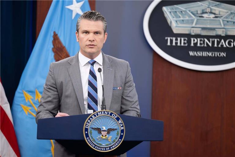 Unter Druck: Pentagon-Chef Pete Hegseth