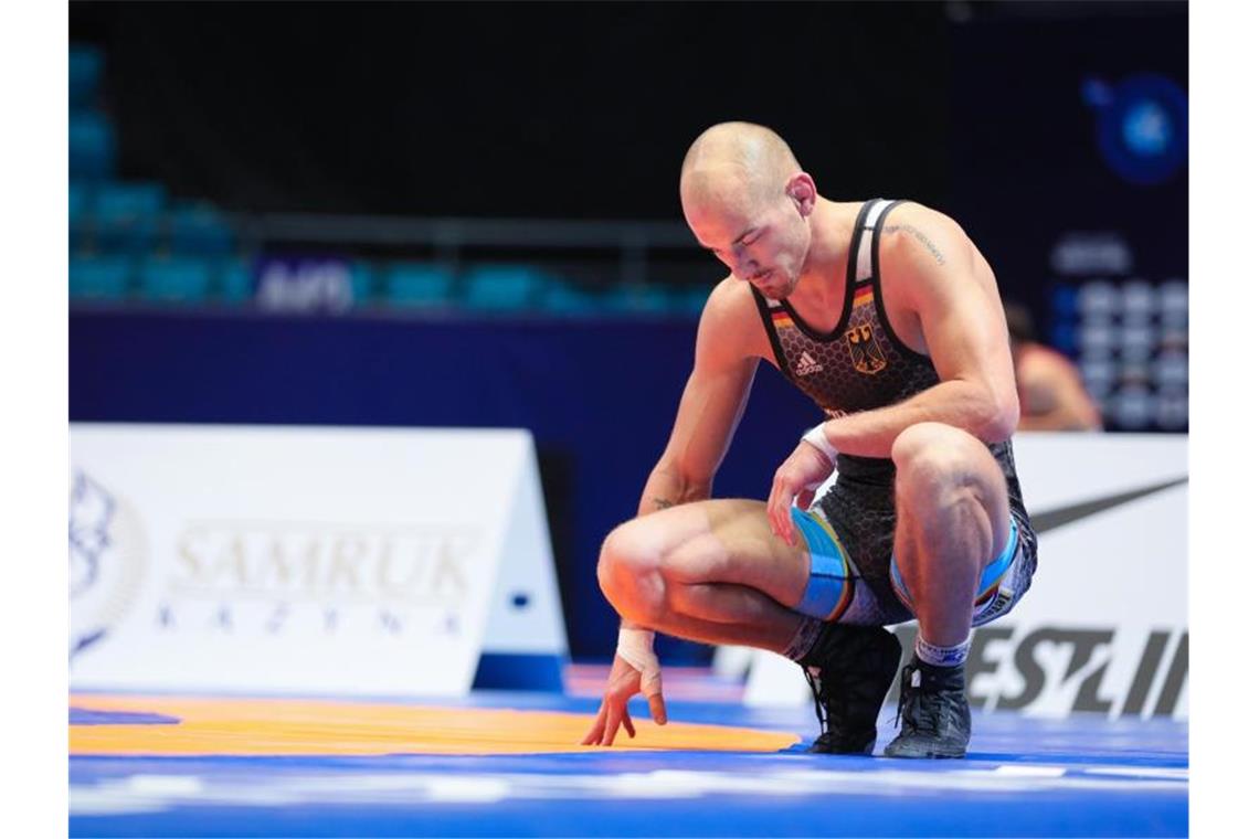 Unterlag im Achtelfinale dem Kubaner Ismael Borrero Molina: Frank Stäbler. Foto: Kadir Caliskan