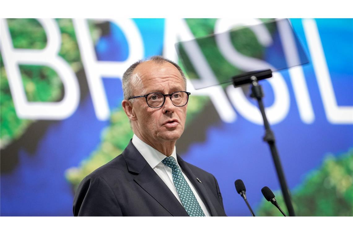 Unterstützt einen neuen Fonds zugunsten der Tropenwälder: Kanzler Merz.