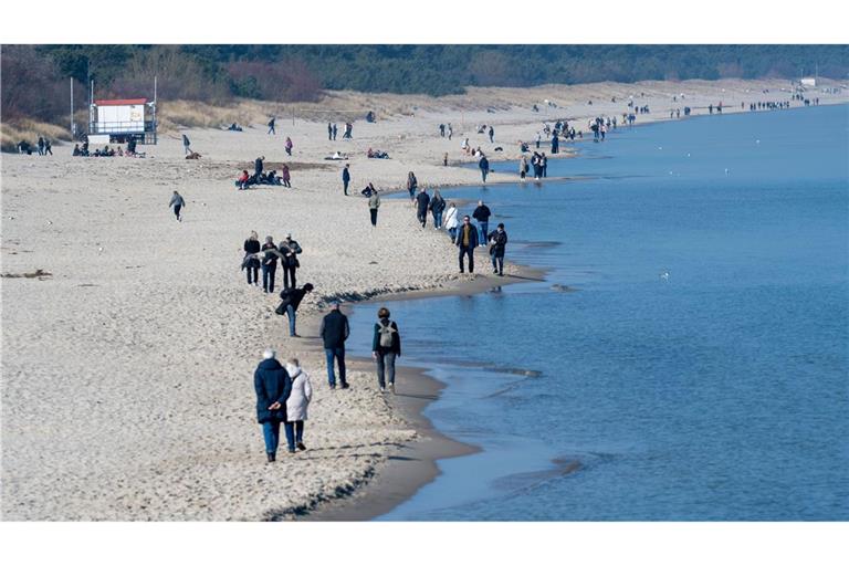 Urlaub an der See spielt im ersten Quartal noch keine große Rolle.