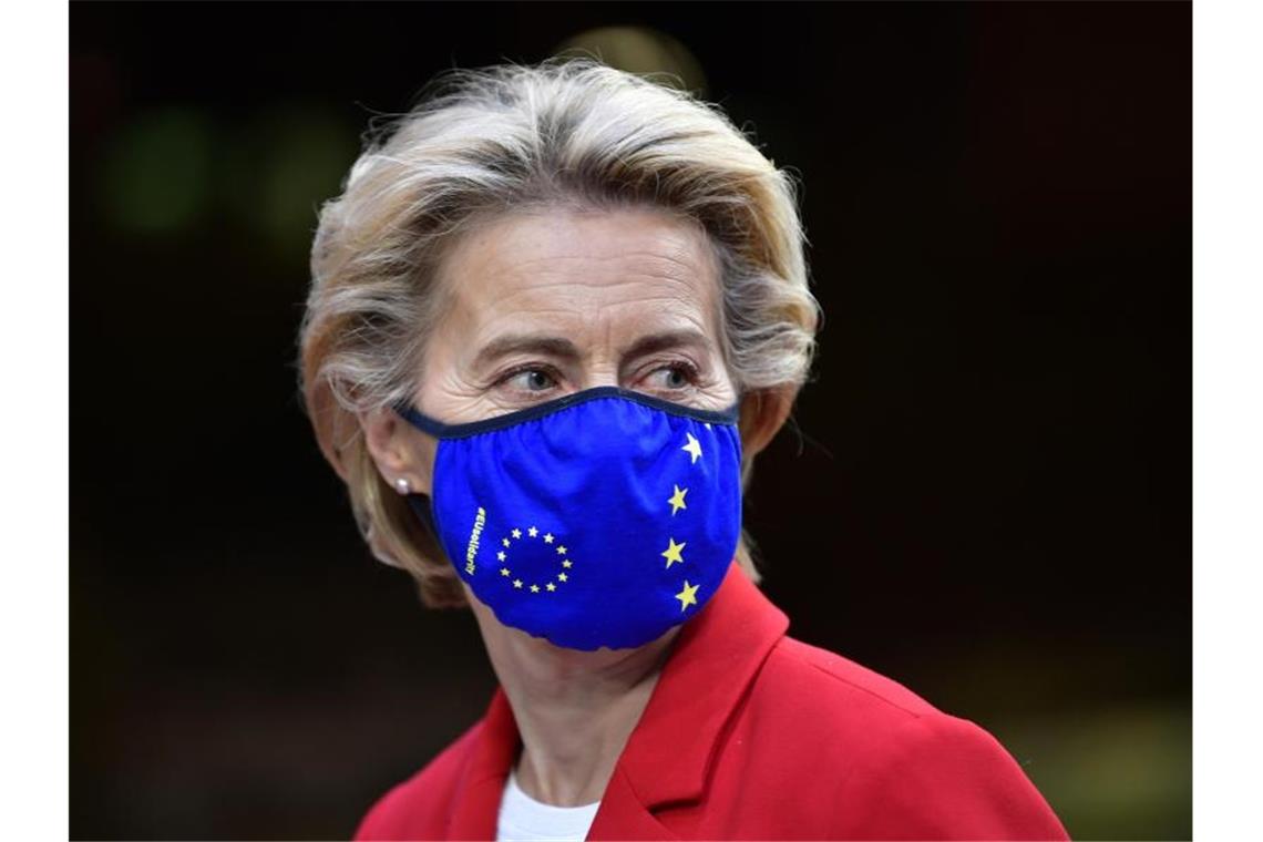 Lage düster: Von der Leyens Plan gegen die zweite Welle Ursula von der Leyen, Präsidentin der Europäischen Kommission. Foto: John Thys/AFP Pool/dpa