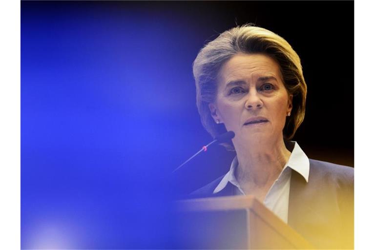 Ursula von der Leyen, Präsidentin der Europäischen Kommission. Foto: Johanna Geron/Pool Reuters/AP/dpa