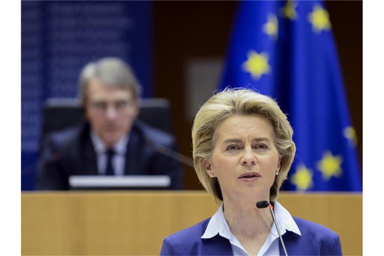 Ursula von der Leyen, Präsidentin der Europäischen Kommission. Foto: Johanna Geron/Reuters Pool/AP/dpa