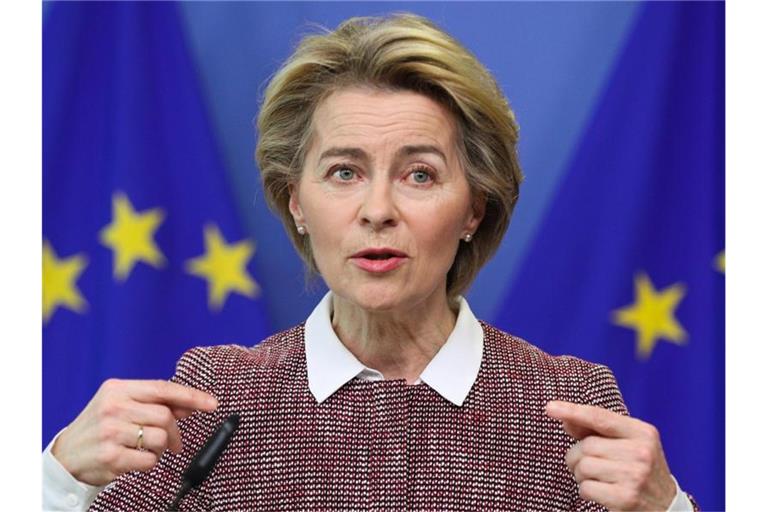 Ursula von der Leyen, Präsidentin der Europäischen Kommission. Foto: Zheng Huansong/XinHua/dpa/Archivbild