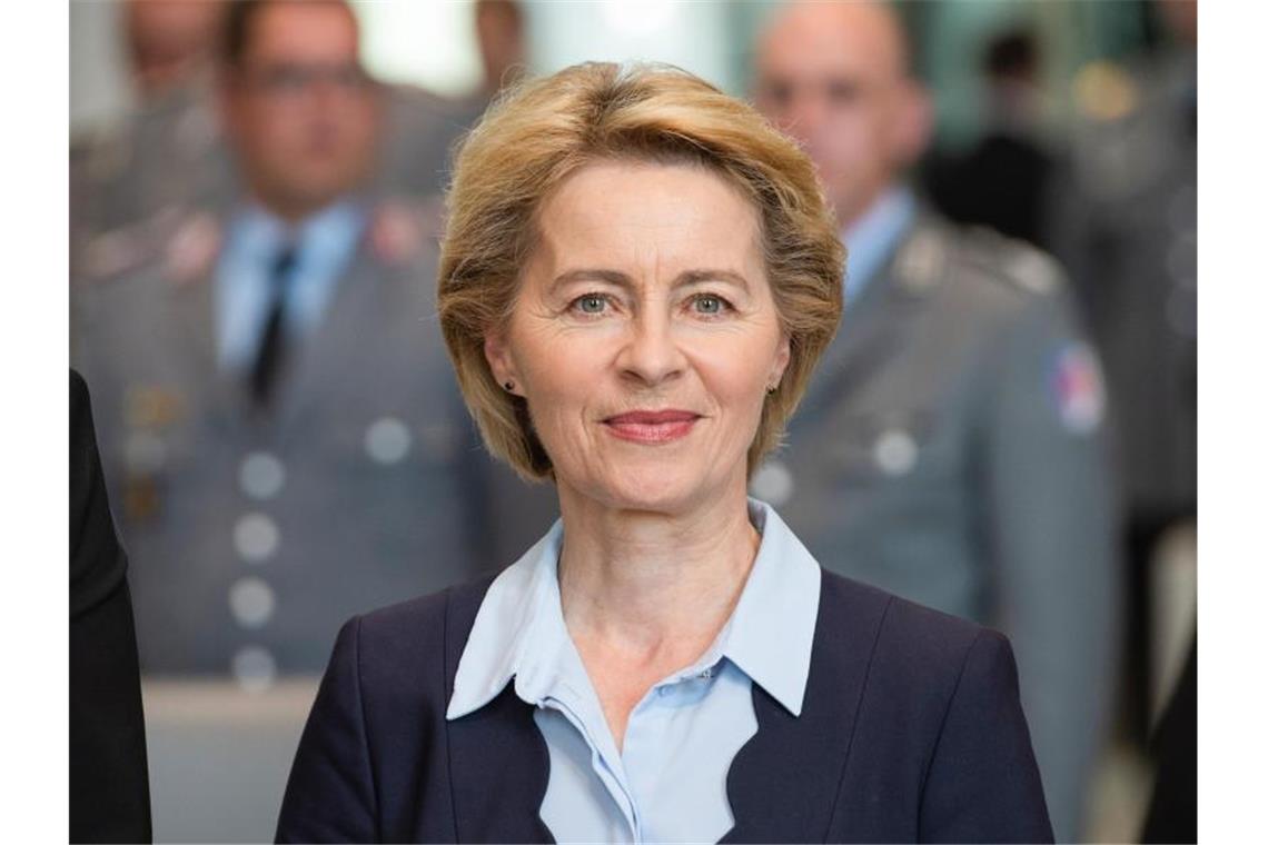 Ursula von der Leyen steht im Zentrum einer SPD-Kampagne gegen ihre Kandidatur als EU-Kommissionschefin. Foto: Christophe Gateau