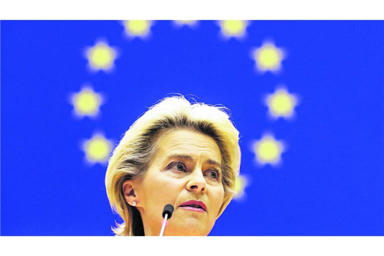 Ursula von der Leyen steht kommende Woche erneut im Europaparlament unter Druck (Archivfoto).