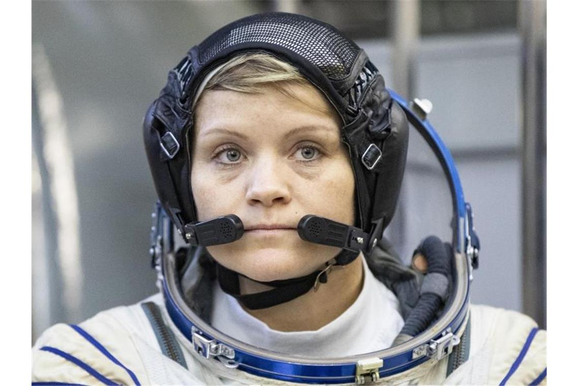US-Astronautin Anne McClain: Erste Straftäterin im Weltall? Foto: Pavel Golovkin/AP