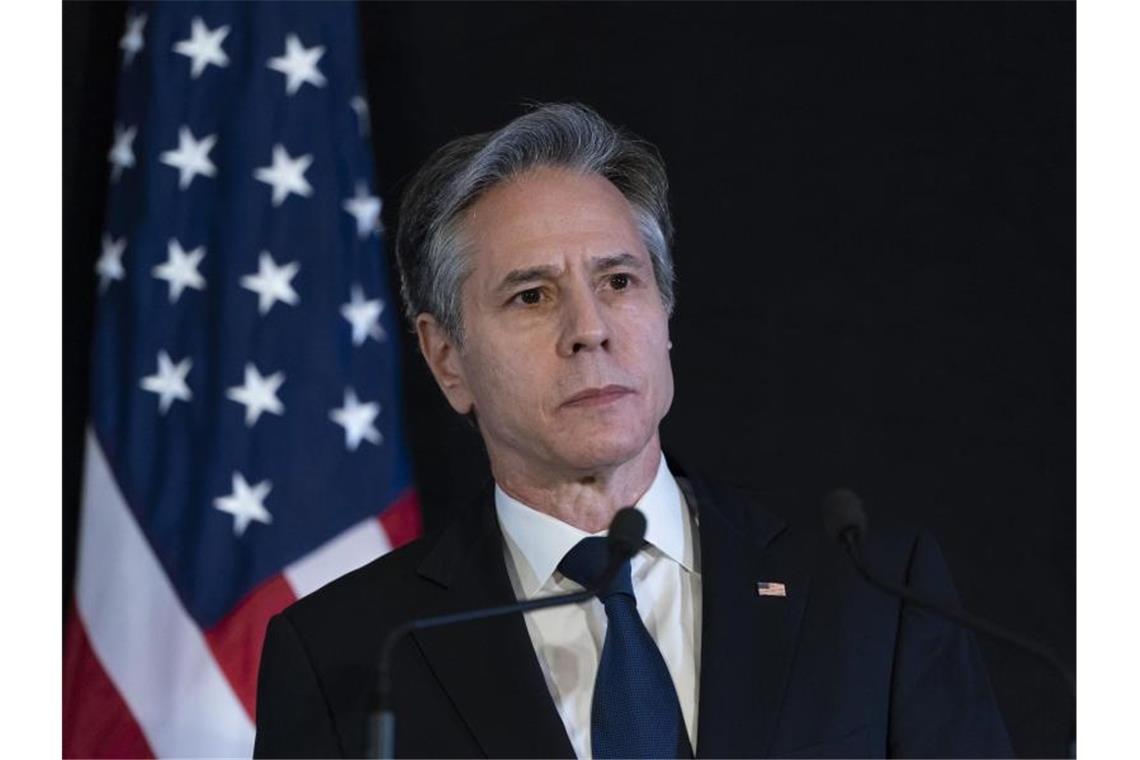 Blinken sieht USA und Europa im Ukraine-Konflikt geeint US-Außenminister Antony Blinken: „Ich bin überzeugt, dass es eine einheitliche Antwort auf alles geben wird, was Russland tut“. Foto: Alex Brandon/AP-Pool/dpa