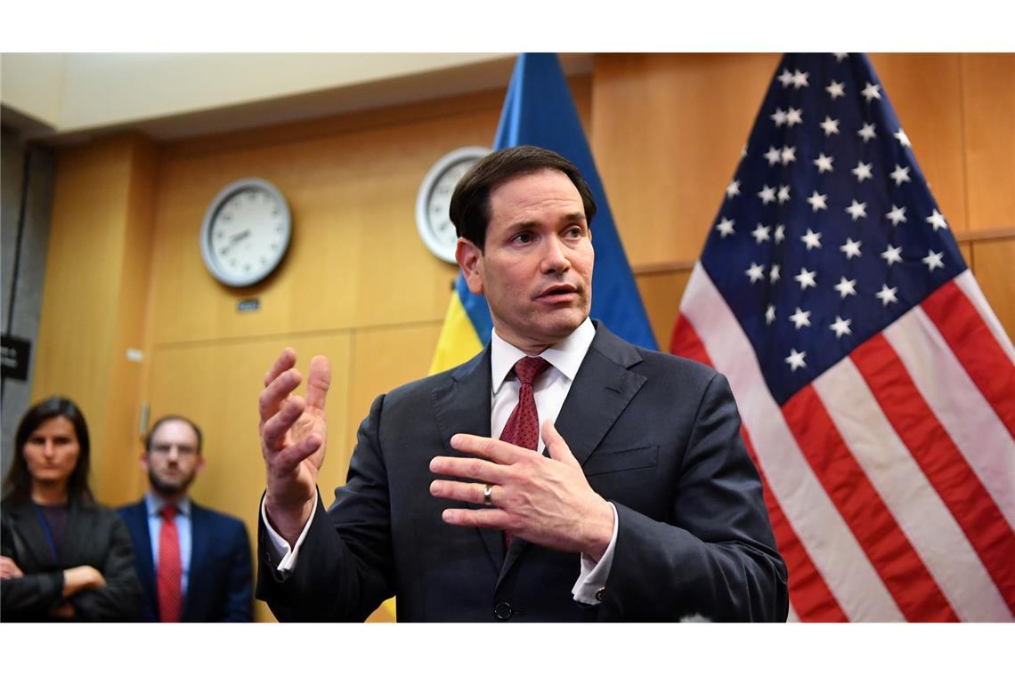 US-Außenminister Marco Rubio ist überzeugt, dass die Bemühungen um Frieden in der Ukraine erfolgreich sein werden.