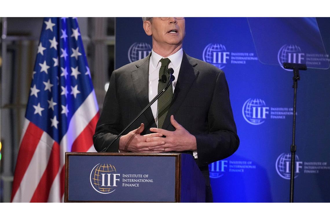 US-Finanzminister Bessent will in der Schweiz mit der chinesischen Seite verhandeln. (Archivbild)