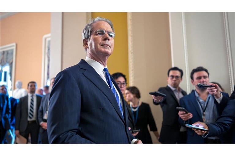 US-Finanzminister Scott Bessent trifft sich nächste Woche mit seinem chinesischen Amtskollegen in Stockholm. (Archivbild)
