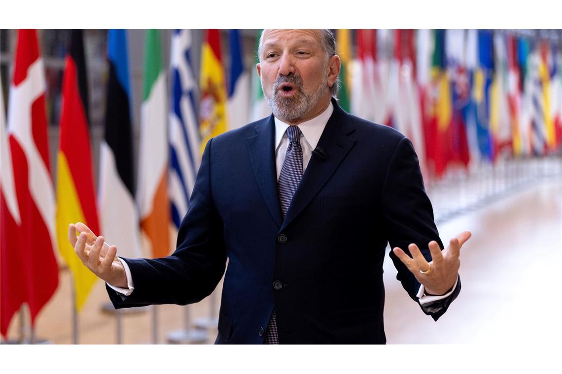 US-Handelsminister Howard Lutnick in Brüssel.