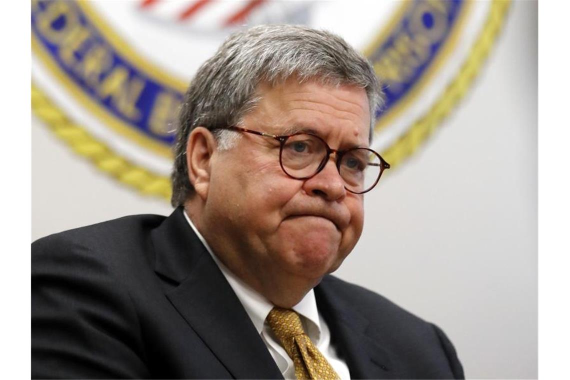 US-Justizminister Barr hat seinen Rücktritt eingereicht. Foto: John Bazemore/AP/dpa/Archiv