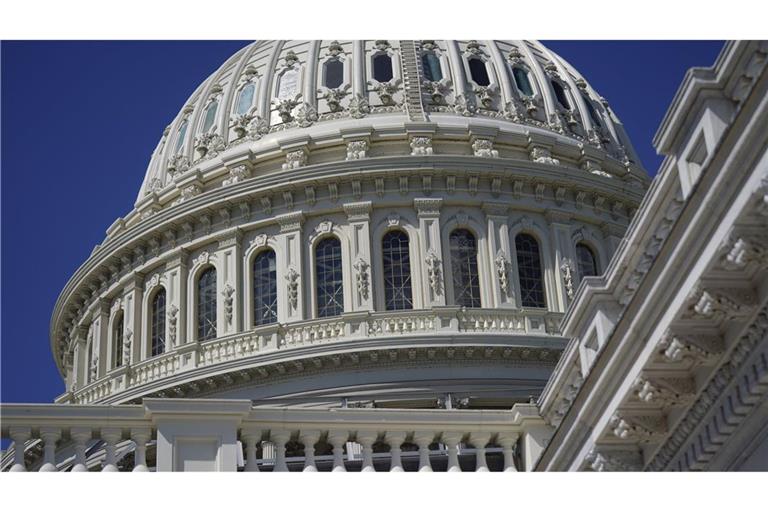 US-Kapitols in Washington. Das US-Repräsentantenhaus hat neue Militärhilfen für Israel bewilligt (Archivfoto).